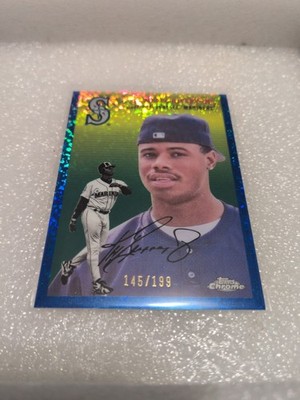 2023 Topps Chrome Platinum -Ken Griffey Jr #386 Blue Mini-Diamond Refractor /199