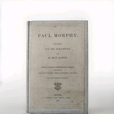 Max Lange Paul Morphy Skizze aus der Schachwe...