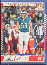 2025 Donruss Road to the Super Bowl Conference Championship #1 Zack Baun 