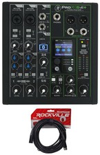 Mackie ProFX6v3 6-Channel Mixer w/Enhanced FX/USB Recording/Bluetooth XLR Cable