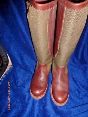 NEW CHIPPEWA RIDING SNAKE PROOF BOOTS SIZE MENS SIZE 71/2M  display picture 1