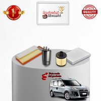 Set Service 4 Filter Xfiat Doblo II 1.3 D Multijet 66KW 90CV Von 2010->