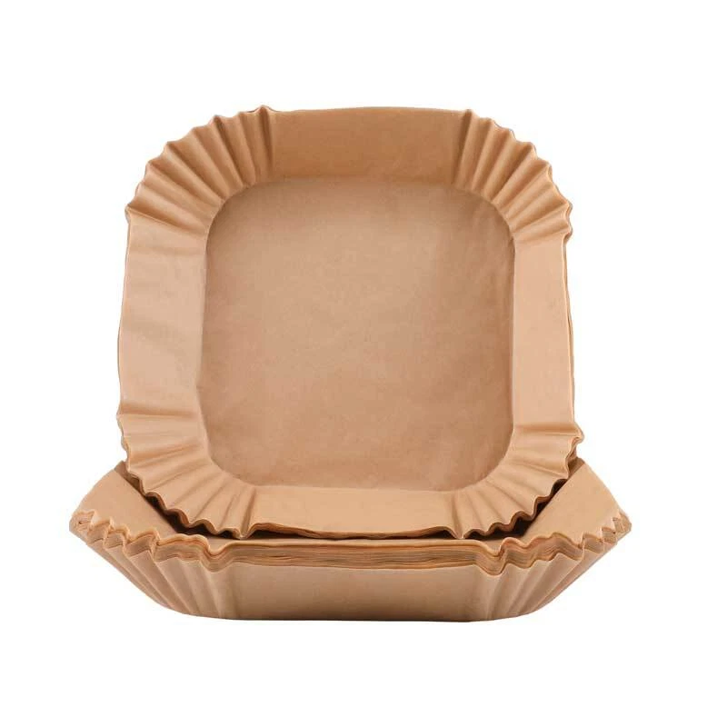 Air Fryer Liners 100/200pcs Disposable Parchment Paper Liner Non Stick Food US Air Fryer Liners 100/200pcs Disposable Parchment Paper Liner Non Stick Food US