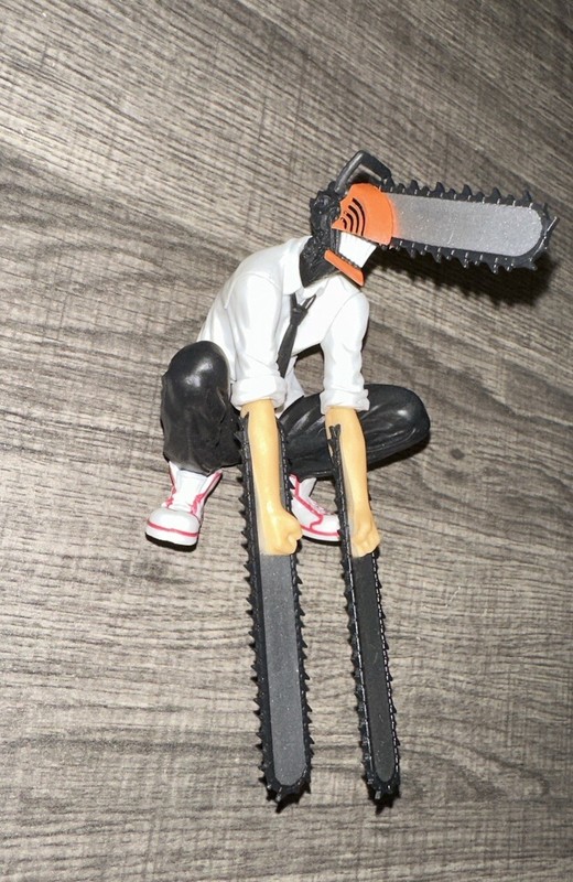 Anime Chainsaw Man Denji Noodle Stopper PVC Figure NEW NO BOX