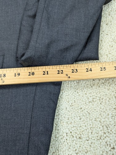 Indochino Sport Coat Mens 42L Gray Blazer Suit Jacket Wool Cashmere Luxury 2btn - 第 6/19 張圖片