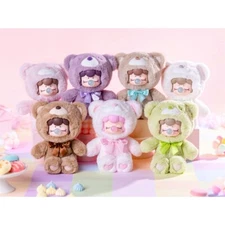 Robotime Nancy Plush Chocolate Colourful Bear Blind Box Soft  Plush Toy Gifts