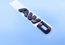 NEW 2017-24 KIA SPORTAGE AWD FENDER EMBLEM LOGO BADGE Gloss Black