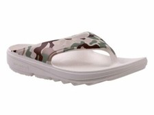 Spenco Fusion 2 Men's 10 Women's 11 Orthotic Flip Flop Sandals White Camo NWOB
