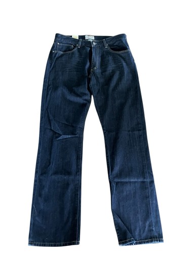 NWT Fossil Deadstock Men’s Easy Fit Denim Jeans Ink Wash Light Whiskering 34x34 - 第 1/11 張圖片