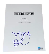 Jeff Bridges John Goodman Signed The Big Lebowski Movie Script Screenplay BAS A