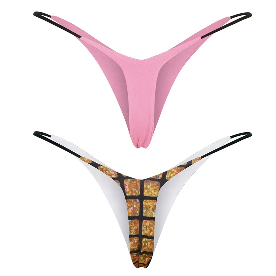 Frauen Sexy Höschen Höschen Niedrige Taille Slips G-String Bikini Tanga ∧ - Bild 4 von 4