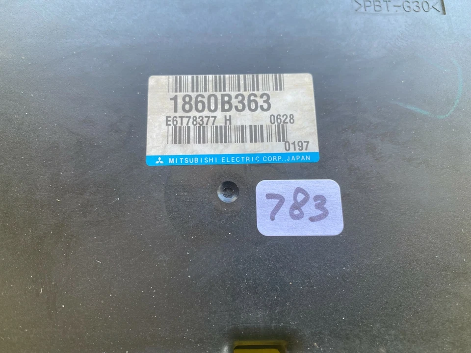 2011 MITSUBISHI LANCER ENGINE COMPUTER CONTROL UNIT ECM OEM 1860B363 - Image 2 of 4