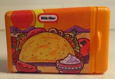 Vintage Lot Little Tikes Play Kitchen Food Taco Kit Container Only NO TACO 4 1/2