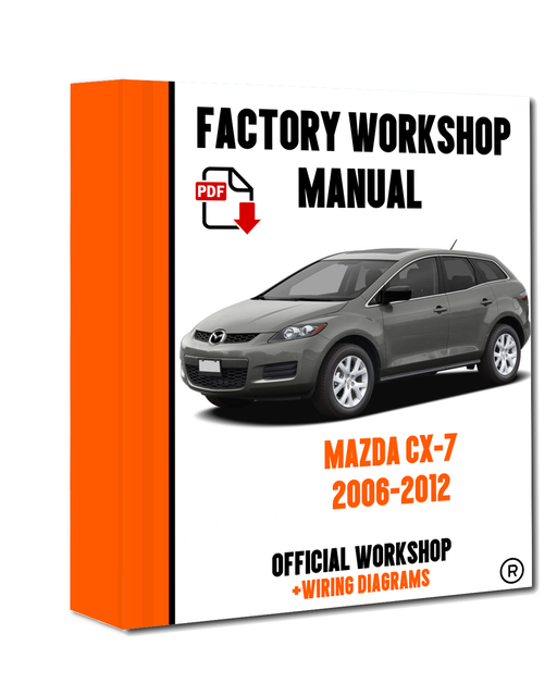 Official Manual Service Repair Mazda Cx7 2006 2012 for sale