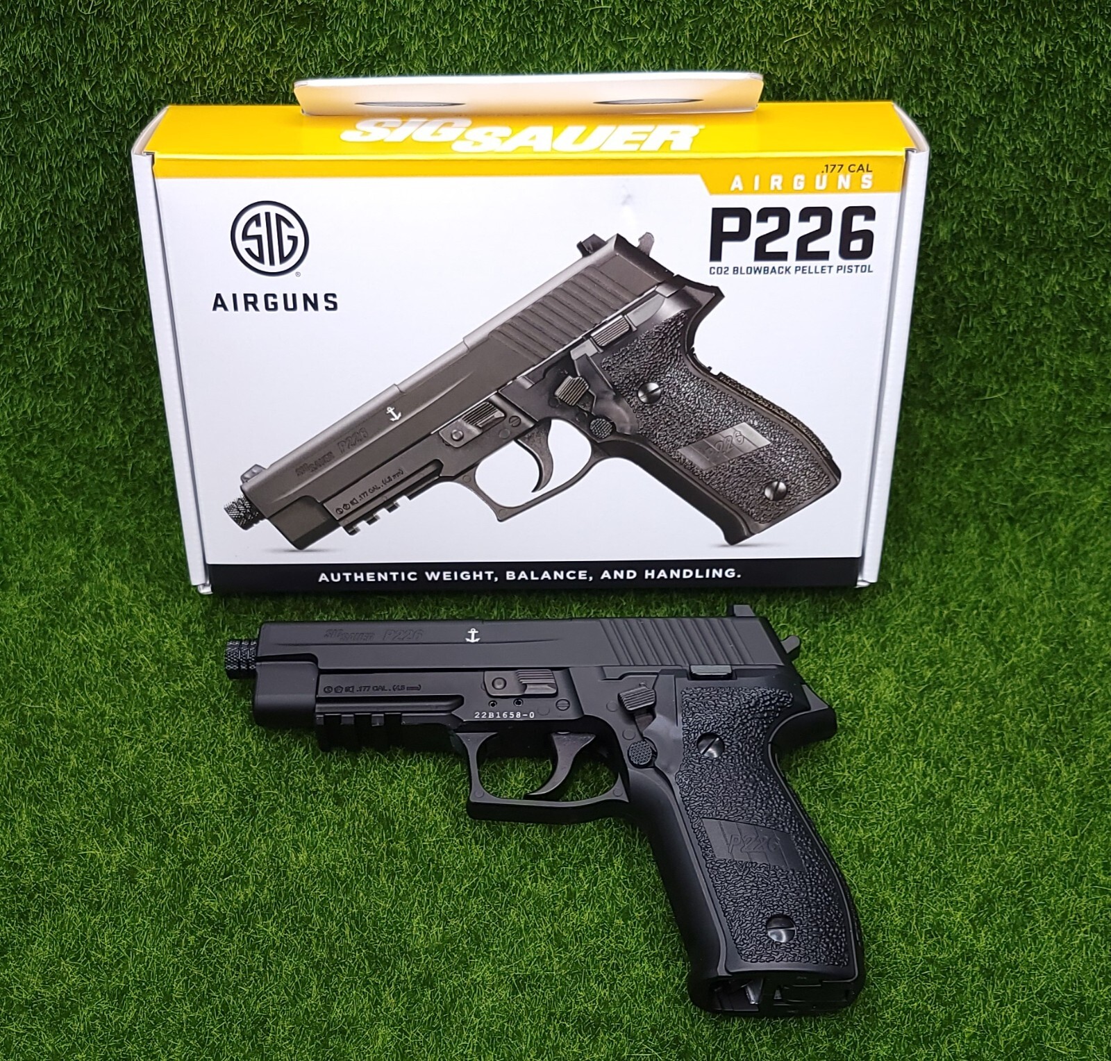 Sig Sauer P226 CO2 Pellet Air Pistol 380fps .177cal AIR226F17712G
