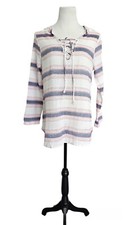 Miken Swim long sleeve hoodie cover up tunic Juniors M