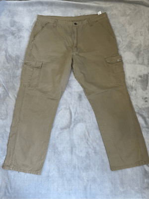 Wrangler Men s Khaki Hiking Pants 40x30 Cotton Cargo