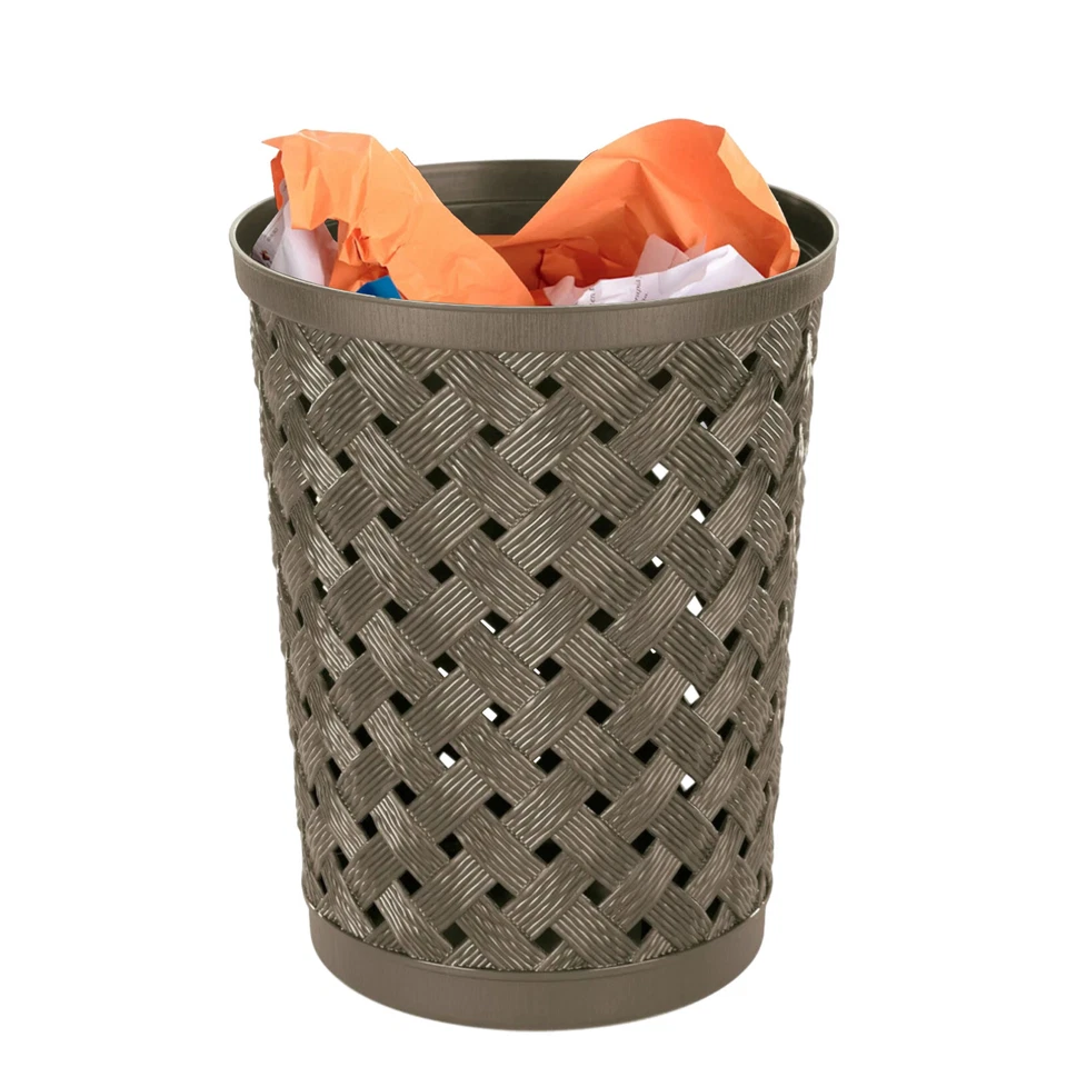 Cestino Plastica Gettacarta Arianna da Ufficio Camera Studio Carta 25,6x32,3 cm - Immagine 2 di 4