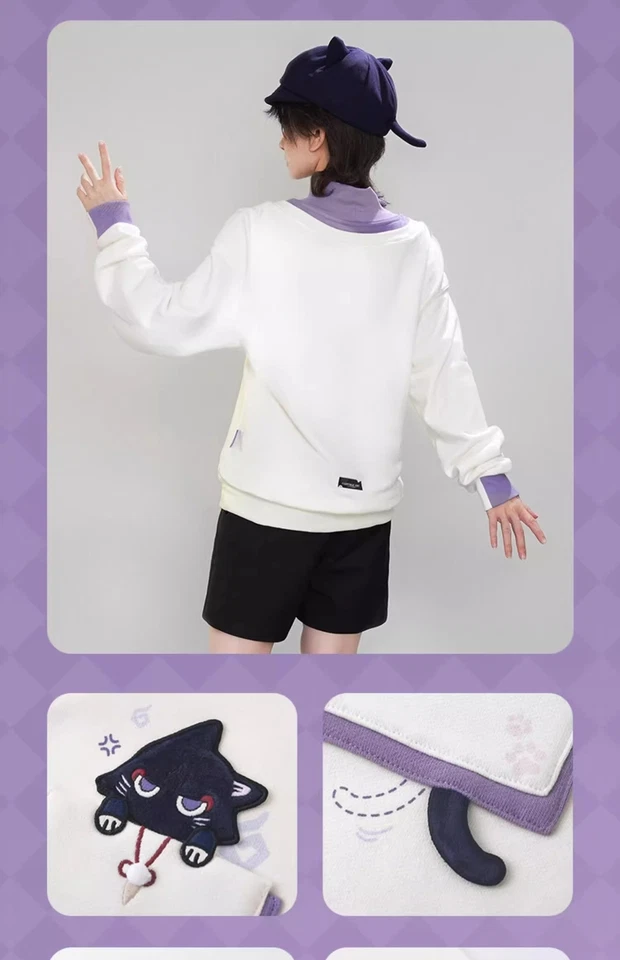 Traje Disfraz Disfraz Genshin Impact Oficial Wanderer Scaramouche Cat Ver Foto 4 de 4