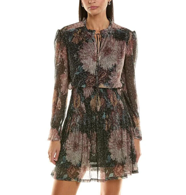 Anthropologie Bishop + Young Marmont Mini Dress Women's Size Small NWT