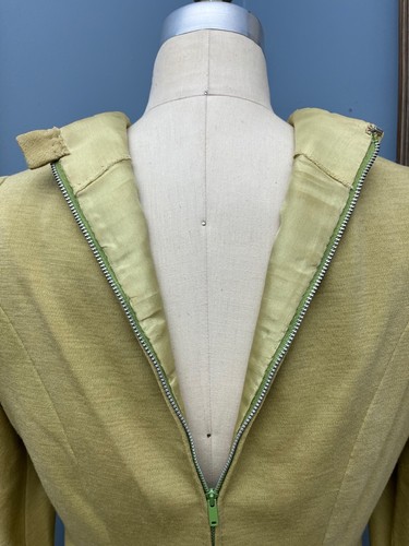 Traje de Costura Mainbocher De Colección Años 60 MCM 3 piezas Chaqueta Top Falda Set Lana de Seda 8 10 - Imagen 14 de 24