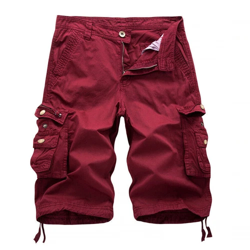 Mens Cargo Shorts Combat Twill Work Camo Army Military Knee Length Pants UK - Picture 8 of 20