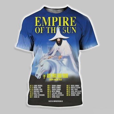 Empire Of The Sun Ask That God Tour Europe UK 2025 Dates 3D T-Shirt TMB5378