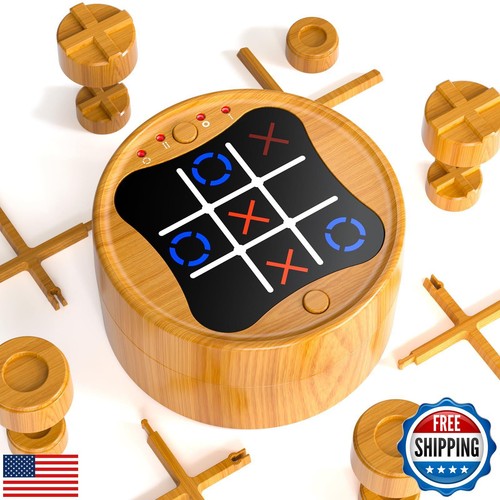 Huge Wave Tic Tac Toe Bolt Game, elektronische 3-in-1 Handheld-Spielkonsole für