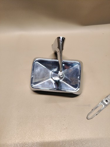 USED Vintage 1950's Ford 4086 Side View Mirror Ribbed Inside Edge - Picture 9 of 11