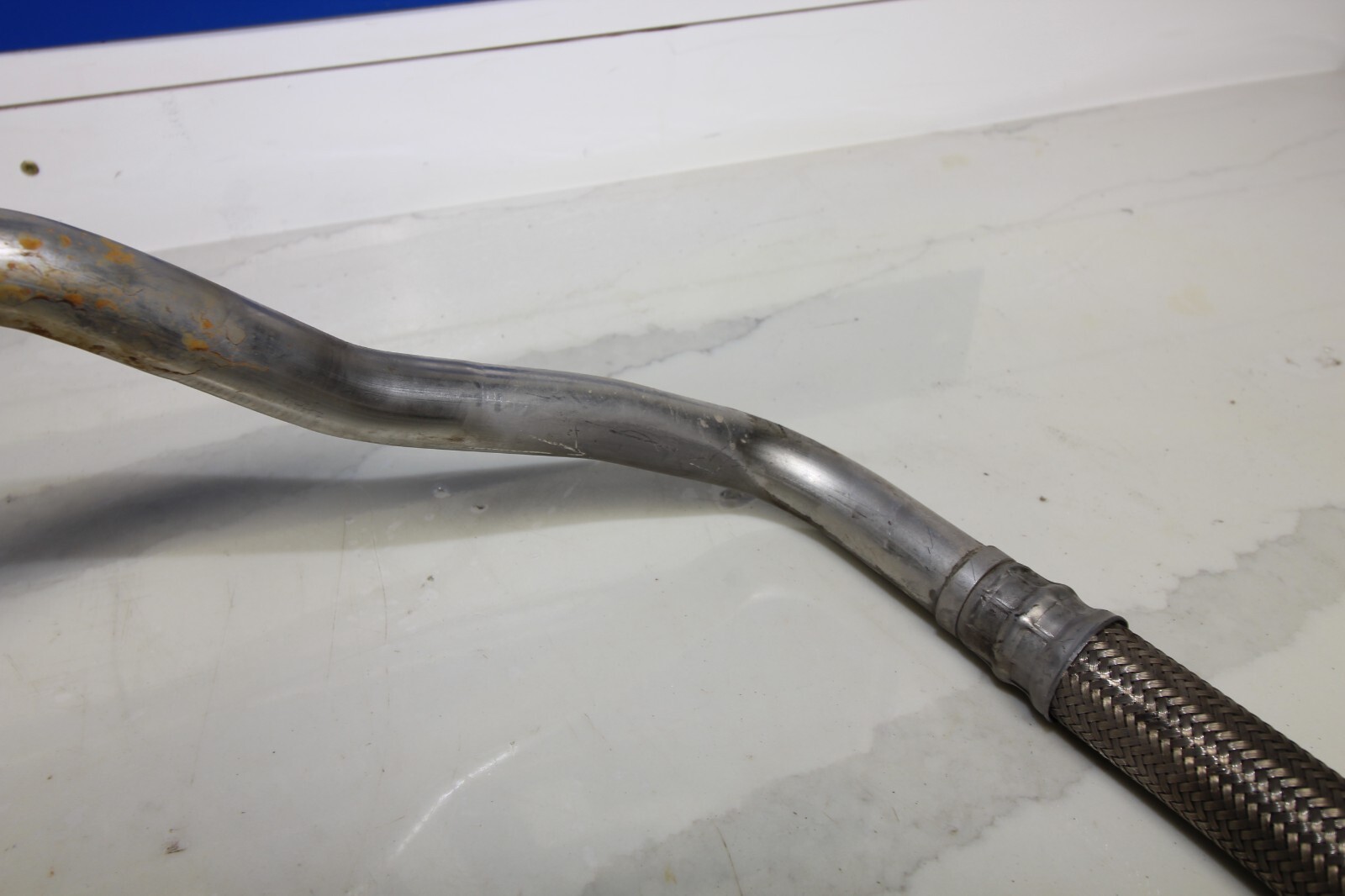 17-21 AUDI R8 V10 PLUS RWS OEM ENGINE OIL TANK PIPE LINE LARGE 4S0115689E