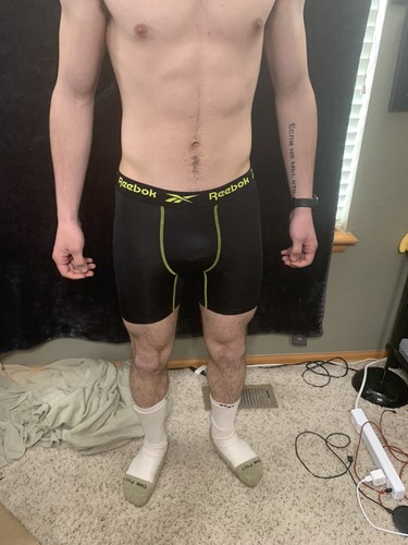 Reebox Black Compression Shorts Medium 