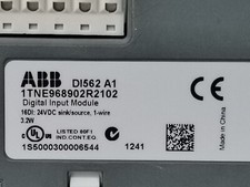 ABB 1TNE968902R2102 ABB DI562 A1 DIGITAL INPUT MODULE 1TNE968902R2102 2