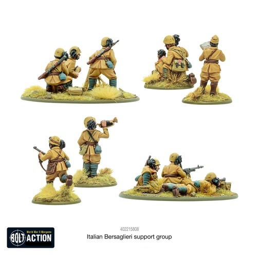 Warlord Games Bolt Action - Italian Bersaglieri Support Group - Picture 2 of 2