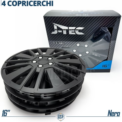 4 Copricerchi per Ford Ranger 2 T5 16'' Pollici Coppette Nere 15 Razze MADE in E - Foto 4 di 13