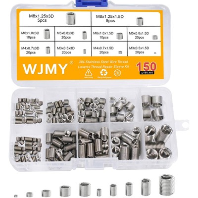 Helicoil Set Gewindereparatur Innengewinde Kit M3 bis M8 150 Teile