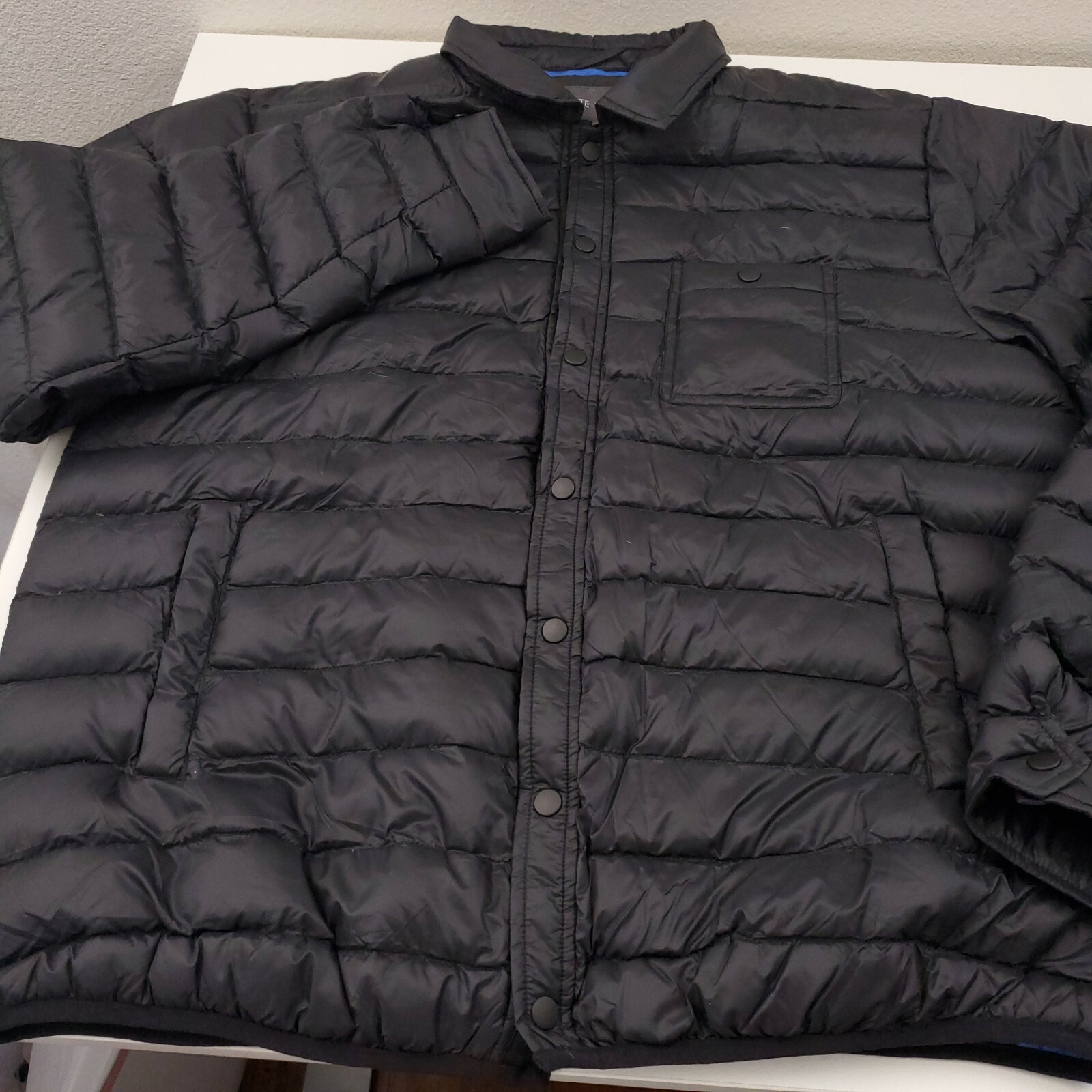 slate and stone down jacket