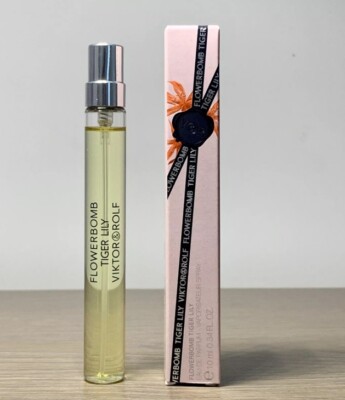 Flower bomb viktor rolf 10 mL 0.34 Fluid Oz tiger lily Unopened