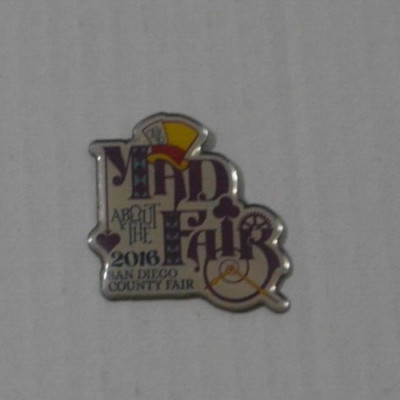Mad about the Fair 2016 San Diego County Fair Souvenir Lapel Hat Pin