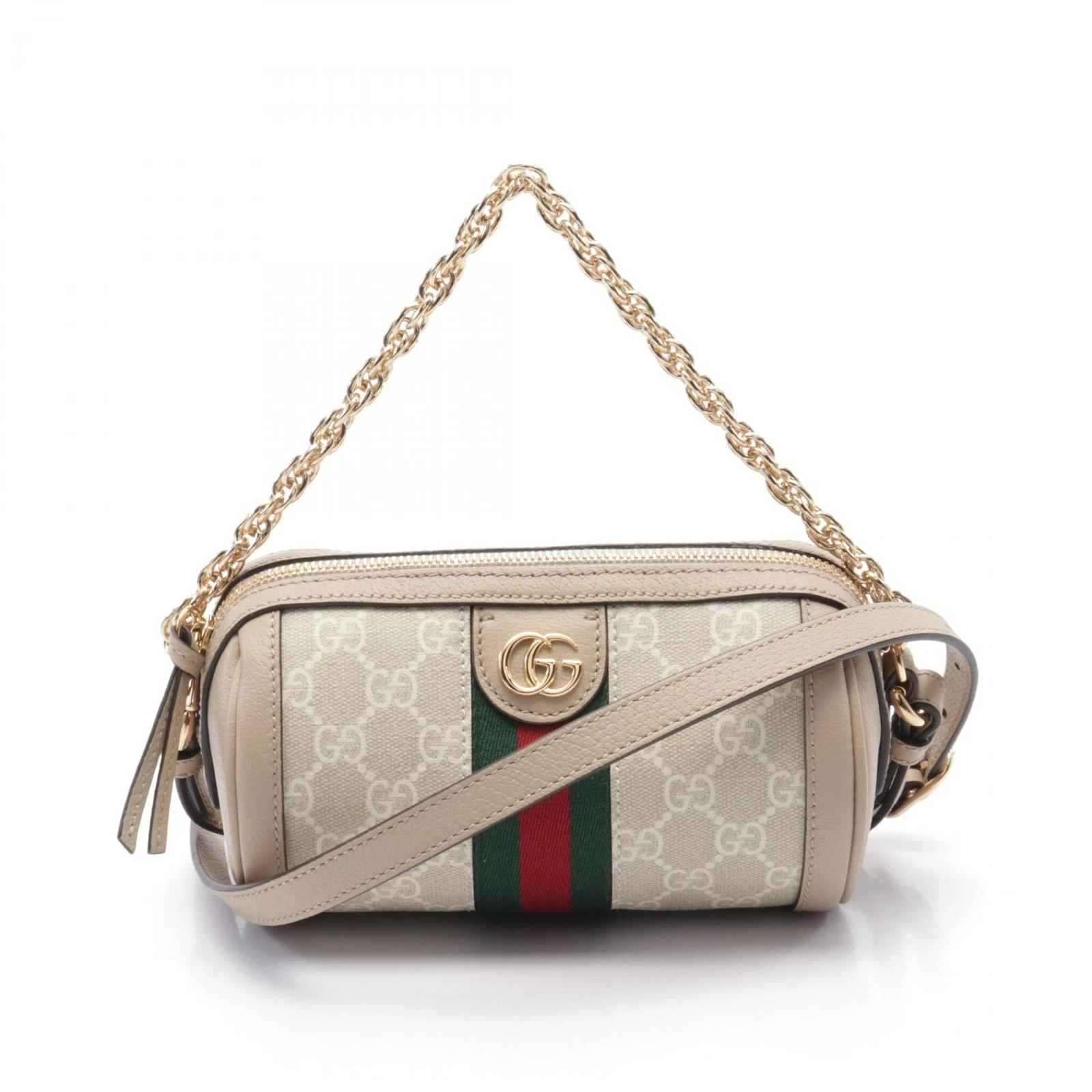 Borsa a tracolla Gucci Ophidia GG Supreme Mini 2 vie 795208UULAG9682 beige NUOVA tela