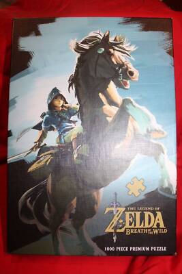 USAopoly Legend of ZELDA Breath of the Wild THE HERO RIDES 1000 pc. Puzzle NIB