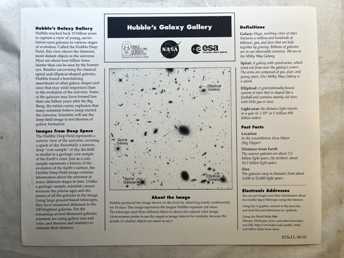 OFFIZIELLE NASA Lithographie 4er Set Adlernebel, Hubble-Galaxie, Helixnebel - Bild 7 von 9