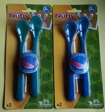 NÜBY Sensorlöffel 2 Stück Babylöffel mit ...