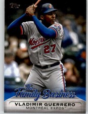 2019 Topps Update VLADIMIR GUERRERO The Family Business BLUE Parallel Expos FB-4