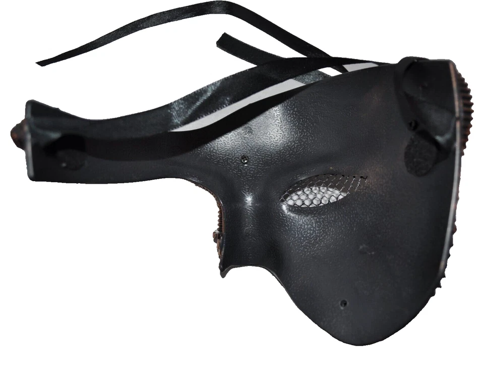 Steampunk Maske Phantom der Oper Requisiten Cosplay Gothic Punk Party Endzeit - Bild 3 von 3