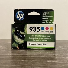 HP 935 3-pack Cyan/Magenta/Yellow Original Ink Cartridges - Exp Dec/2022
