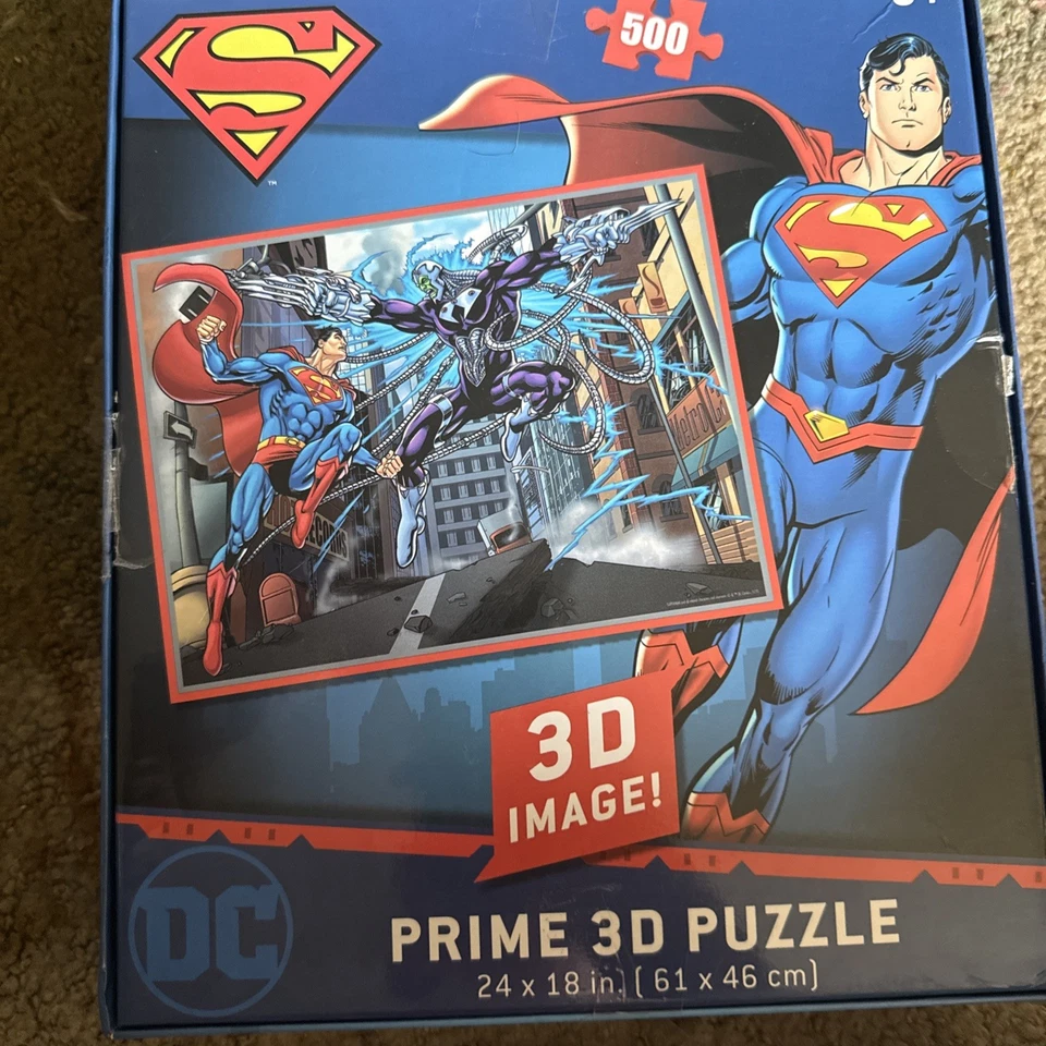 Puzzle DC Superman 3D 500 piezas Prime Puzzle Foto 4 de 4