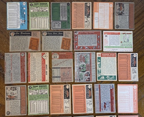1950s-60s-70 STAR/HOF LOT MONTE IRVIN,MINOSO,JIM PALMER RC,BANKS LOW GRADE READ - Picture 21 of 23