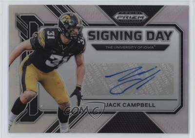 #ad 2023 Panini Prizm Draft Picks Signing Day Silver Jack Campbell #SD JCA Auto 1dl2 $23.82
