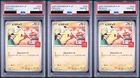 PSA 10 Pokemon Card Pikachu 020/M-P McDonald's Promo 2025 Set of 3 Sequential JP
