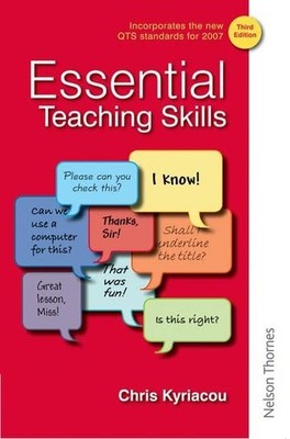 Essential Teaching Skills Third Edition by Kyriacou, Chris Paperback Book The